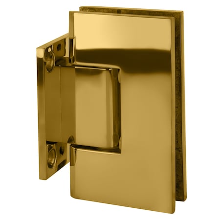 Cr Laurence Unlacquered Brass Vienna 074 Series Wall Mount Short Back Plate Hinge V1E074ULBR